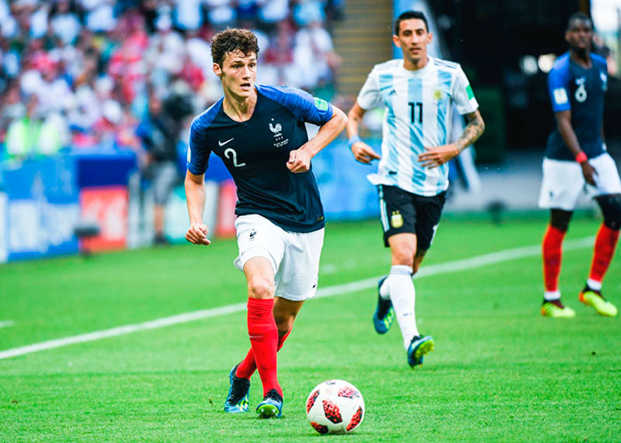 Benjamin Pavard's hit against Argentina