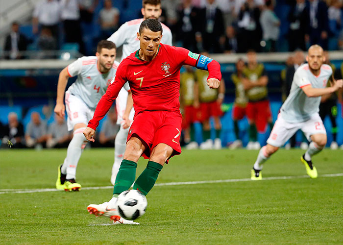 Cristiano Ronaldo's free-kick 