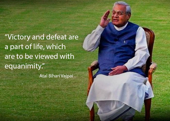 10 Amazing Quotes From The Immortal Atal Bihari Vajpayee 10 Amazing Quotes From The Immortal Atal Bihari Vajpayee