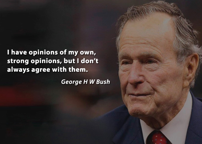 George H W Bush