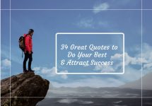 34 Great Quotes to Do Your Best & Attract Success