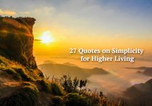 27 Quotes on Simplicity for Higher Living