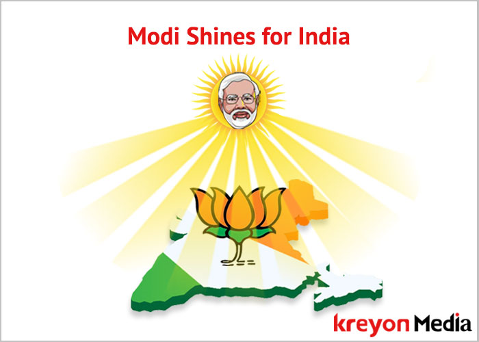 Modi Shines for India