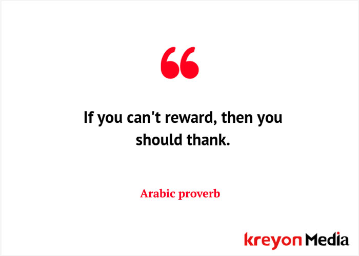 Arabic proverb