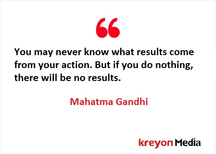 Inspirational Gandhi Quote
