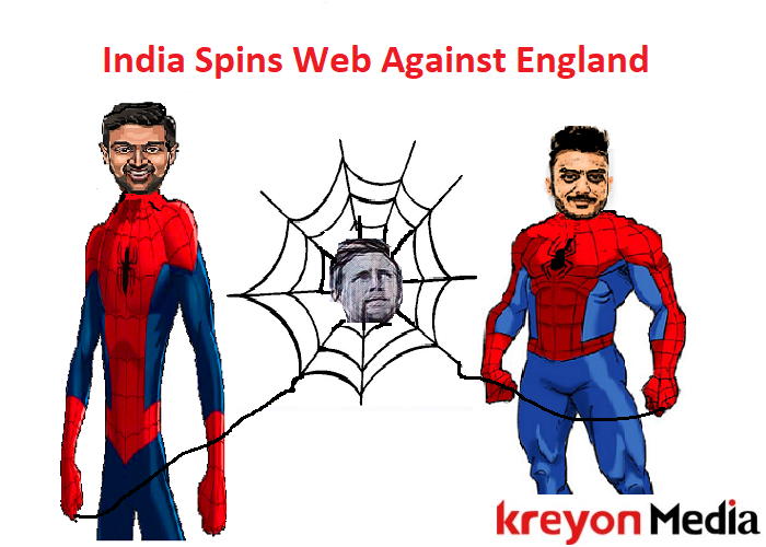 India Spins Web Against England