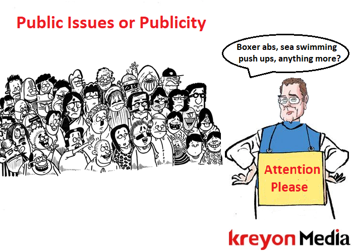 Public Issues or Publicity